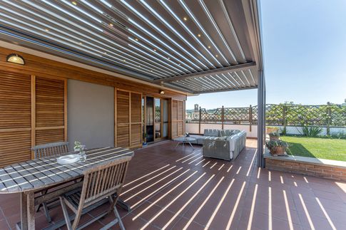 Terrazza in stile contemporaneo di 120 di ZPSTUDIO