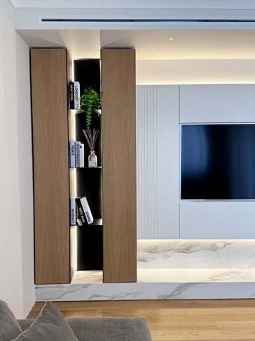 Open Space in stile contemporaneo di 48 di Rosaura D’Alessandro