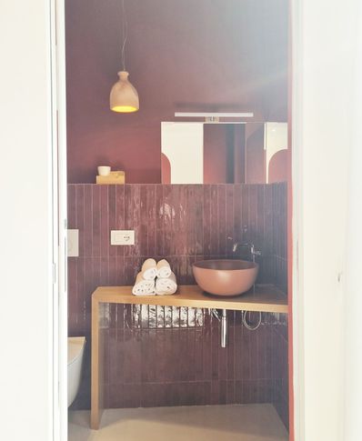 Camera da Letto in stile mediterraneo di 14 di Pamela Camposano Ingegnere Architetto
