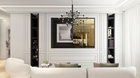 Open Space in stile classico di 20 di Salvatore Sito Interior Designer