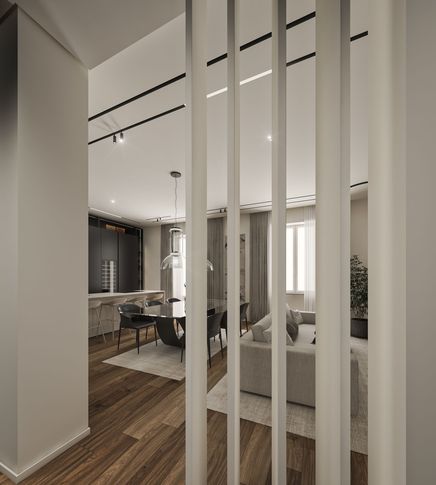 Open Space in stile contemporaneo di 90 di kkarchitecture