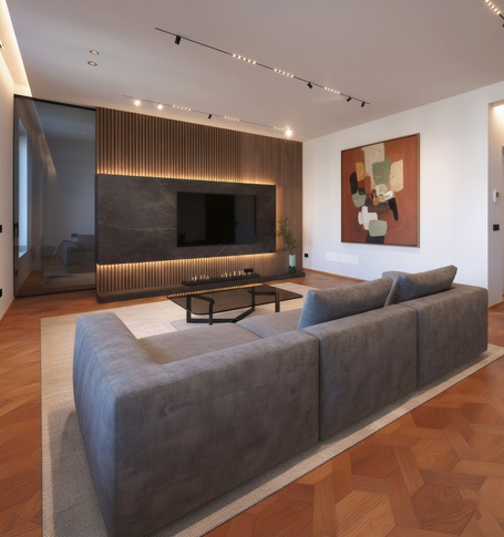 Open Space in stile contemporaneo di 50 di Desearq studio - architettura e interior design