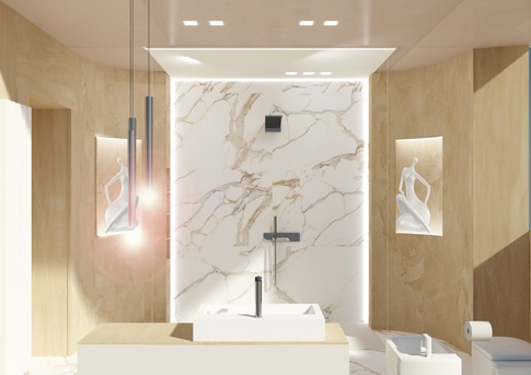 Bagno in stile contemporaneo di 6 di Stefano Bergami studio interior design Bagno in stile contemporaneo di 6 di Stefano Bergami studio interior design