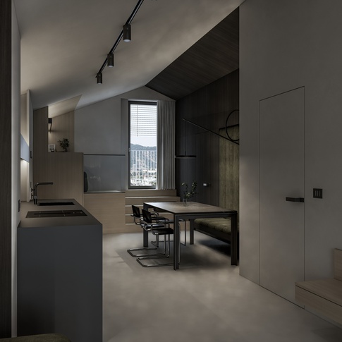 Open Space in stile contemporaneo di 35 di 1507 Interior studio Open Space in stile contemporaneo di 35 di 1507 Interior studio