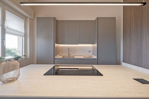 Open Space in stile japandi di 27 di Studio di Architettura Barbara Vucusa Architetto Open Space in stile japandi di 27 di Studio di Architettura Barbara Vucusa Architetto