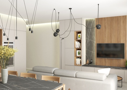 Open Space in stile contemporaneo di 35 di Arcangelo Primato