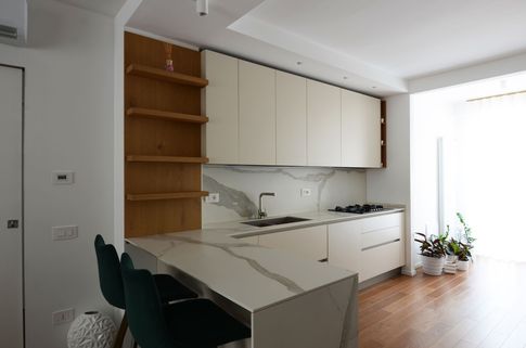 Cucina in stile contemporaneo di 16 di Fiorenzo D'Onofrio Architetto