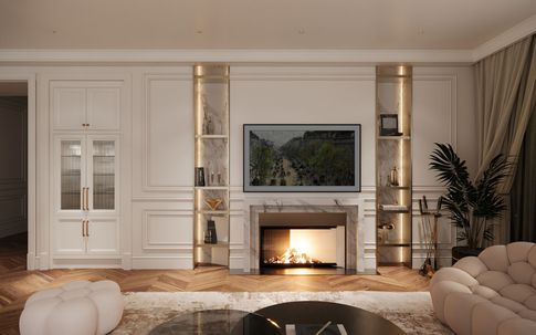 Open Space in stile classico di 50 di Salvatore Sito Interior Designer Open Space in stile classico di 50 di Salvatore Sito Interior Designer