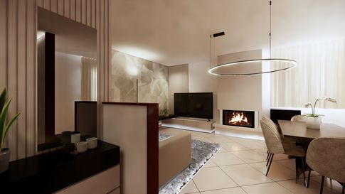Open Space in stile contemporaneo di 33 di JZ Home Emotions