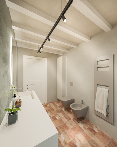 Bagno in stile moderno di 6 di MICHELE VOLPI STUDIO INTERIOR DESIGN