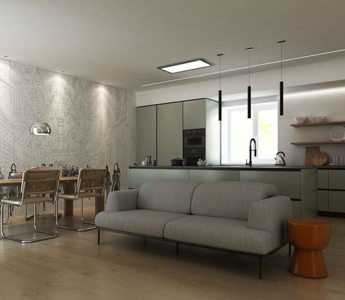 Open Space in stile contemporaneo di 35 di MAM Interior design Open Space in stile contemporaneo di 35 di MAM Interior design