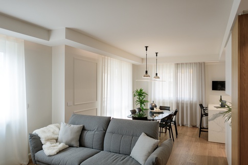 Open Space in stile contemporaneo di 43 di JESSICA PIGNATTA ARCHITETTO