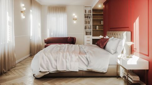 Camera da Letto in stile contemporaneo di 29 di Annalisa Carli Architetto