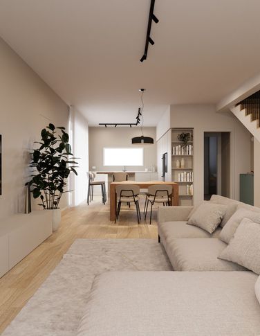 Open Space in stile moderno di 56 di Silvia Aquilani . Design studio