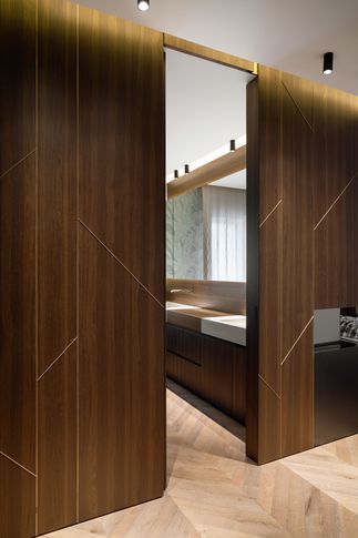 Bagno in stile contemporaneo di 9 di Maurizio Vesce  architettura