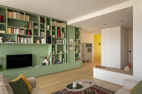 Soggiorno in stile moderno di 31 di Arch. Martina Pozzi MP_archistudio