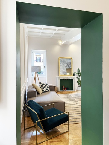 Soggiorno in stile parigino di 24 di Andrea Piattella Soggiorno in stile parigino di 24 di Andrea Piattella