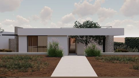 Facciata in stile contemporaneo di null di Ciquadro Architetti