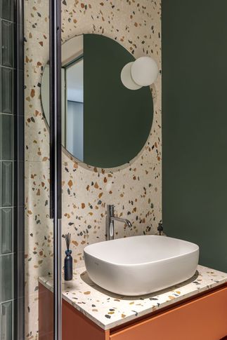 Bagno in stile contemporaneo di 4 di Lascia la Scia