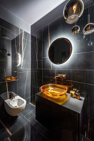 Bagno in stile contemporaneo di 3 di ZPSTUDIO