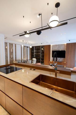 Cucina in stile contemporaneo di 25 di Salvatore Sito Interior Designer