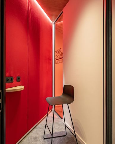 Open Space in stile contemporaneo di 55 di Frame Farm - Architecture & Design Open Space in stile contemporaneo di 55 di Frame Farm - Architecture & Design