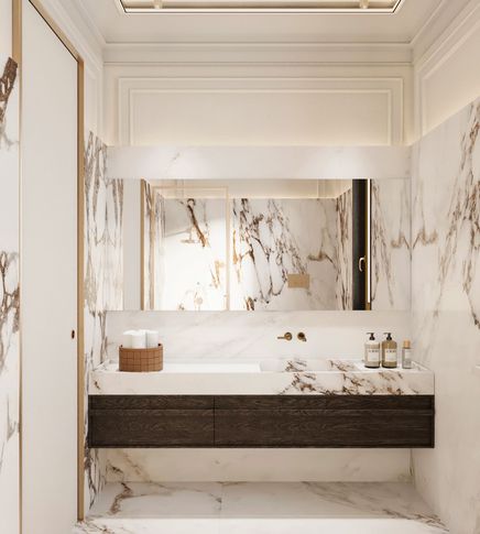 Bagno in stile classico di 10 di Salvatore Sito Interior Designer