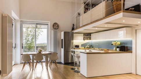 Open Space in stile contemporaneo di 54 di Annalisa Carli Architetto Open Space in stile contemporaneo di 54 di Annalisa Carli Architetto