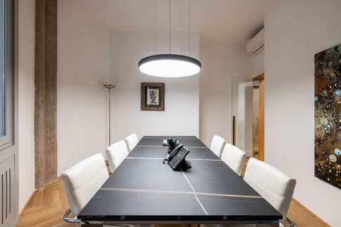 Studio in stile contemporaneo di 130 di Archifacturing - Sara Cimarelli & Giorgio Opolka architetti