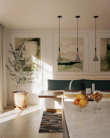 Cucina in stile classico di 30 di The Line Rendering