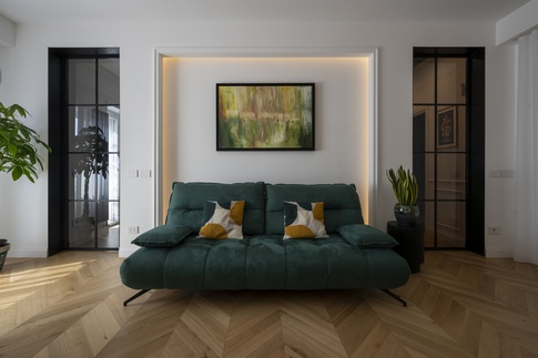 Soggiorno in stile contemporaneo di 26 di Montemurro Architettura Soggiorno in stile contemporaneo di 26 di Montemurro Architettura