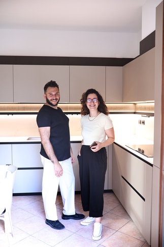 Cucina in stile contemporaneo di 12 di Renderincanto