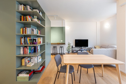 Open Space in stile contemporaneo di 34 di giorgio davide manzoni architetto Open Space in stile contemporaneo di 34 di giorgio davide manzoni architetto