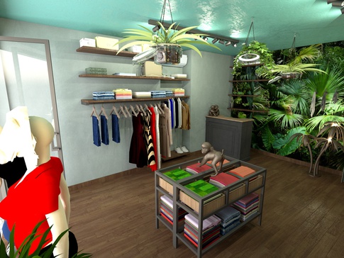 Open Space in stile urban jungle di 23 di Francesca Boglio Architetto Open Space in stile urban jungle di 23 di Francesca Boglio Architetto