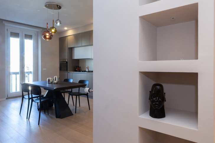 Open Space in stile moderno di 45 di zero6studio