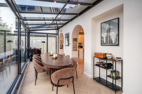 Open Space in stile glamour di 40 di Gianluca Chiocca Interior Design Studio Open Space in stile glamour di 40 di Gianluca Chiocca Interior Design Studio