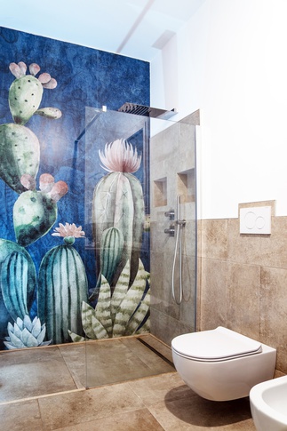 Bagno in stile mediterraneo di 5 di ArchitetturaMastroleo