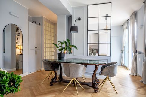 Open Space in stile contemporaneo di 50 di Gianluca Chiocca Interior Design Studio