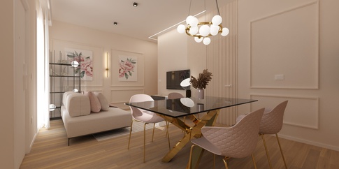 Open Space in stile contemporaneo di 21 di SAMANTHA PASTRELLO INTERIOR DESIGN