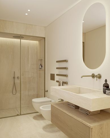 Bagno in stile moderno di 6 di doppiozero interior