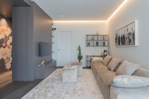 Soggiorno in stile moderno di 17 di Alessandra Parolini Studio
