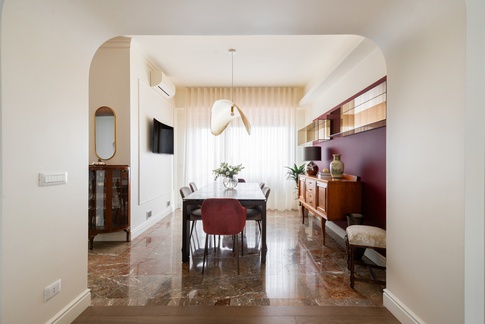 Open Space in stile eclettico di 160 di Laura Mapelli Architetto Open Space in stile eclettico di 160 di Laura Mapelli Architetto