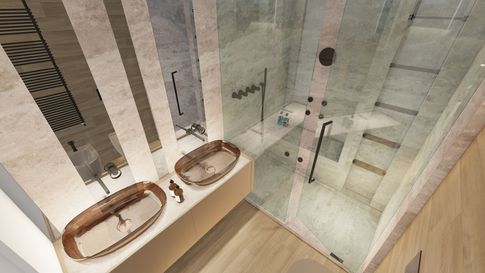 Bagno in stile classico di 10 di Salvatore Sito Interior Designer