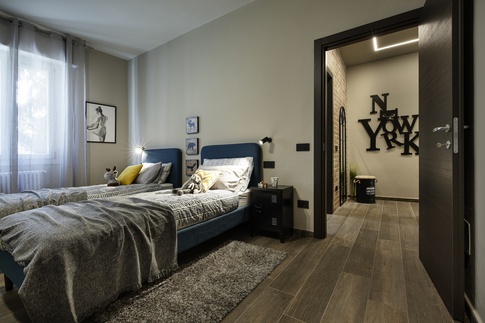 Camera da Letto in stile soft industrial di 17 di Arar Studio di Arar Muna Isabella