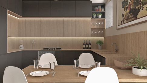 Cucina in stile contemporaneo di 18 di Arcangelo Primato