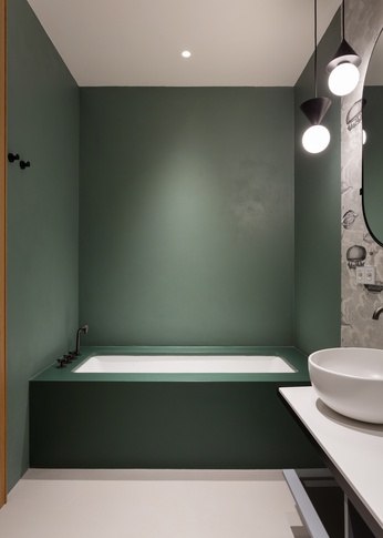 Bagno in stile contemporaneo di 20 di NOMADE ARCHITETTURA Bagno in stile contemporaneo di 20 di NOMADE ARCHITETTURA