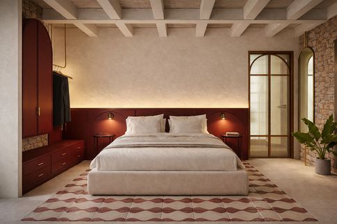 Camera da Letto in stile japandi di 34 di EmmePi Architettura