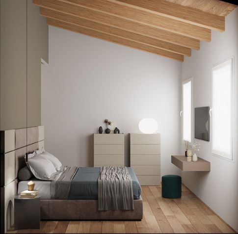 Camera da Letto in stile contemporaneo di 14 di Cariolato Arredamenti