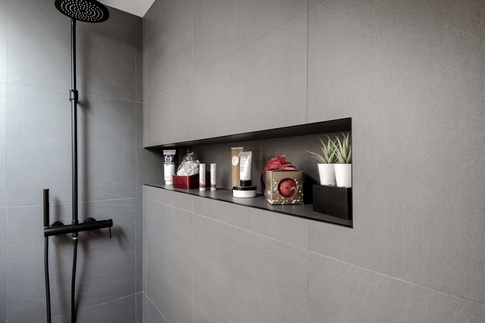 Bagno di Servizio in stile contemporaneo di 5 di kkarchitecture