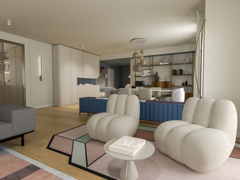 Soggiorno in stile contemporaneo di 50 di EasyRelooking srls Soggiorno in stile contemporaneo di 50 di EasyRelooking srls